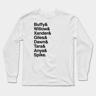 Buffy the Vampire Slayer Cast Long Sleeve T-Shirt